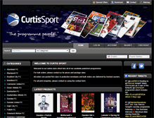 Tablet Screenshot of curtis-sport.com